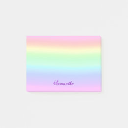 Pastel Ombre Rainbow Post-It Notes Post-it Klebezettel