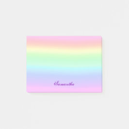 Pastel Ombre Rainbow Post-It Notes Post-it Klebezettel