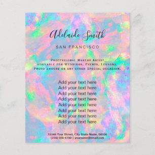 Pastel opal IMITATE Holograph Flyer