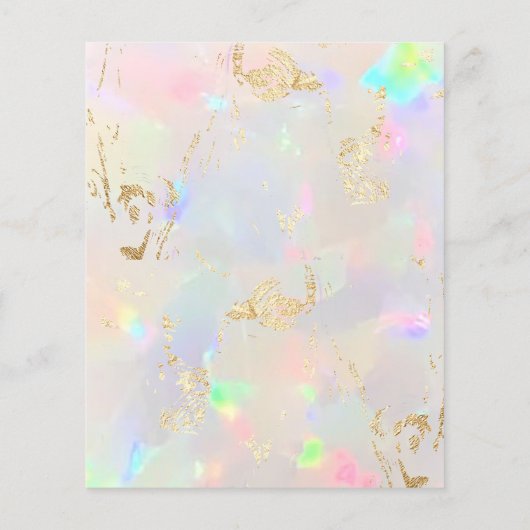 Pastel opal IMITATE Holograph Flyer (Hinten)