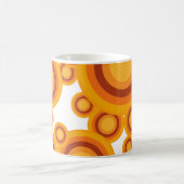 pastel orange circle kaffeetasse (Mittel)