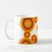 pastel orange circle kaffeetasse (Links)