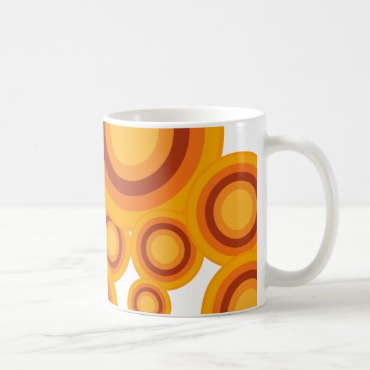 pastel orange circle kaffeetasse (Rechts)