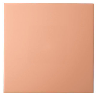 Pastel Orange Keramik Tile. Fliese