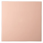 Pastel Orange Peach Solid Color Minimalistisch Fliese<br><div class="desc">Schöne helle Feder pastellfarben orange pfirsichfarben. Minimalistische,  moderne,  schicke,  pastellfarbene Ästhetik in zarter lila Vollfarbe. Pastellorange Wohngestaltung,  pastellfarbene,  orangefarbene Dekoration,  pastellfarbene Küche,  orangefarbene Pastelltöne. Pastellorange Keramik Fliesen.</div>
