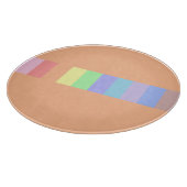 Pastel Orange Schneidebrett (Ecke)