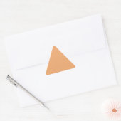 Pastel Orange Triangle Aufkleber (Umschlag)