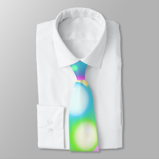 Pastel Orbs Neck Tie Krawatte (Gebunden)