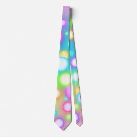 Pastel Orbs Neck Tie Krawatte (Vorderseite)