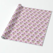 Pastel Orchids Geschenkpapier (Ungerollt)