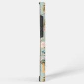 Pastel Orientalischer Vogel und Fruchtblüten Samsung Galaxy Hülle (Rechte Seite)