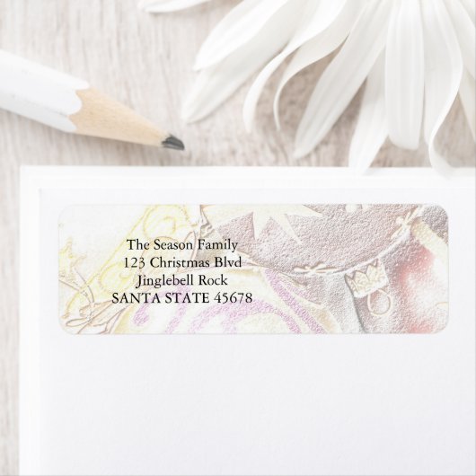 Pastel Ornamente Weihnachten (Insitu)