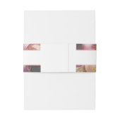 Pastel Ornamente Weihnachten Einladungsbanderole (Rückseitenbeispiel)