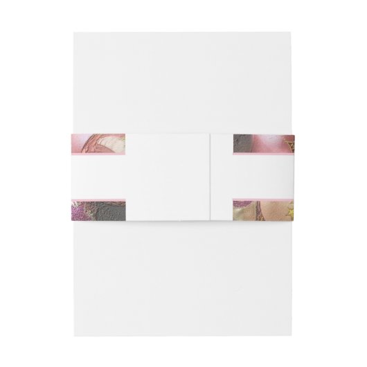 Pastel Ornamente Weihnachten Einladungsbanderole (Rückseitenbeispiel)