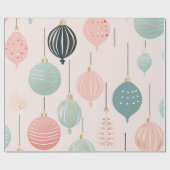 Pastel Ornamnet Geschenkpapier (Flach)
