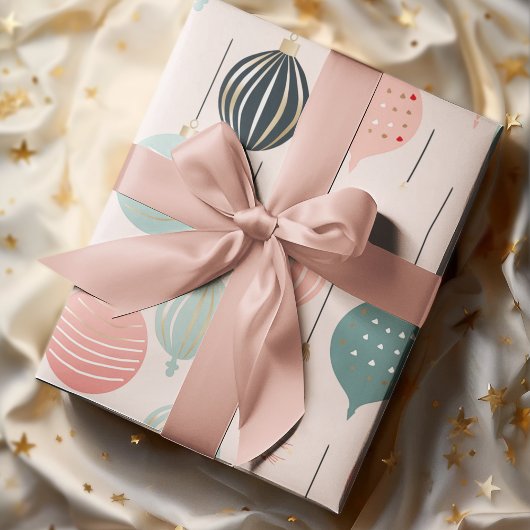 Pastel Ornamnet Geschenkpapier