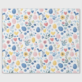 Pastel Oster Medium Print - 30" x 6' Roll Geschenkpapier (Flach)