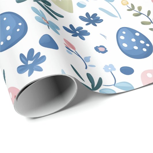 Pastel Oster Medium Print - 30" x 6' Roll Geschenkpapier (Rolleneckpunkt)