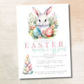 Pastel Osterbrunch und Eizelljagd Einladung