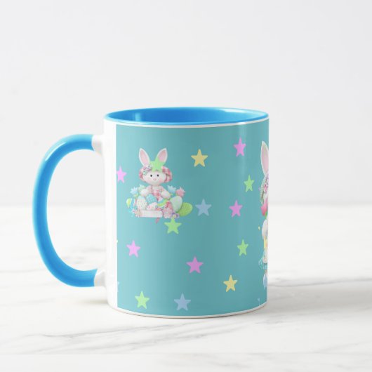 Pastel Ostereier & Bunny Tasse (Links)