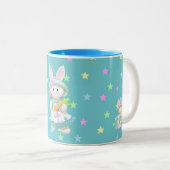 Pastel Ostereier & Bunny Tasse (VorderseiteRechts)