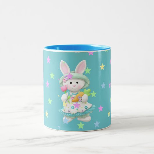 Pastel Ostereier & Bunny Tasse (Mittel)
