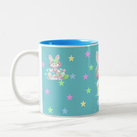 Pastel Ostereier & Bunny Tasse (Links)