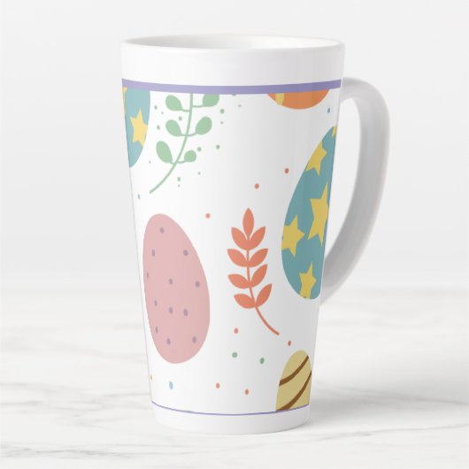 Pastel Ostereier & Bunny Tasse (Rechte Ecke)
