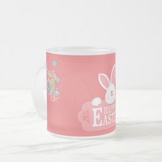 Pastel Ostereier & Bunny Tasse (Vorderseite Links)
