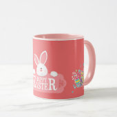 Pastel Ostereier & Bunny Tasse (VorderseiteRechts)