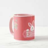 Pastel Ostereier & Bunny Tasse (Vorderseite Links)