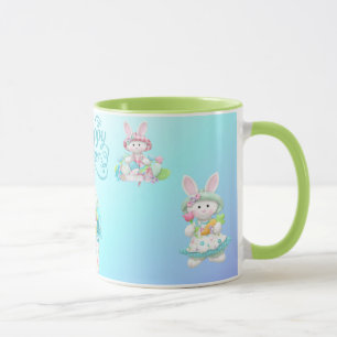 Pastel Ostereier & Bunny Tasse