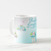 Pastel Ostereier & Bunny Tasse (Vorderseite Links)