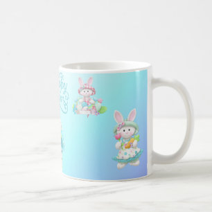 Pastel Ostereier & Bunny Tasse