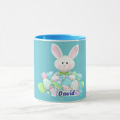 Pastel Ostereier & Bunny Tasse (Zentrum)