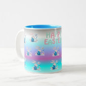 Pastel Ostereier & Bunny Tasse (Vorderseite Links)