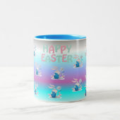 Pastel Ostereier & Bunny Tasse (Mittel)