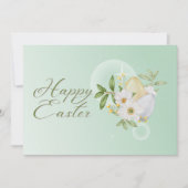 Pastel Ostereier Christlich Happy Oster Mitteilungskarte (Vorderseite)