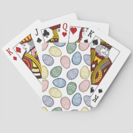 Pastel-Ostereier Spielkarten