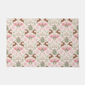 Pastel Ostersonne und Blume Muster Fußmatte (Vorderseite)