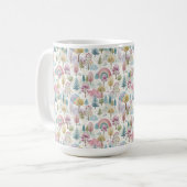 Pastel-Osterwald-Muster  Kaffeetasse (Vorderseite Links)