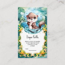 Pastel Otter Babydusche