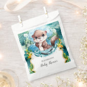 Pastel Otter Babydusche Geschenktütchen (Ausgeschnitten)