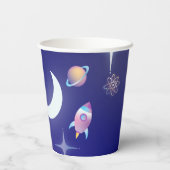 Pastel Outer Space Pappbecher (Rückseite)