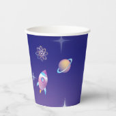 Pastel Outer Space Pappbecher (Vorderseite)