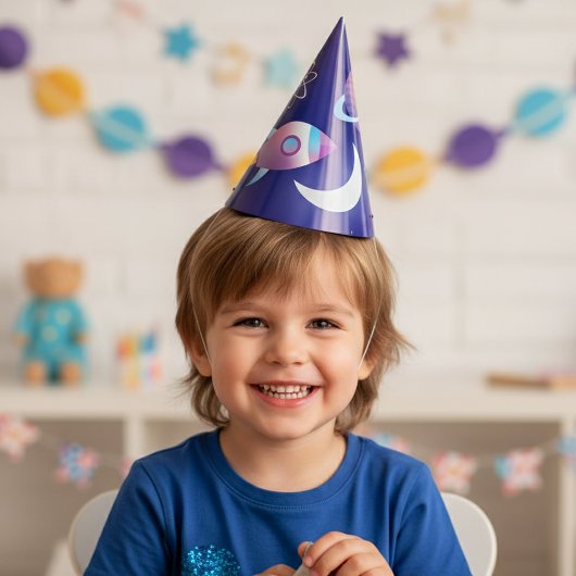 Pastel Outer Space Partyhütchen