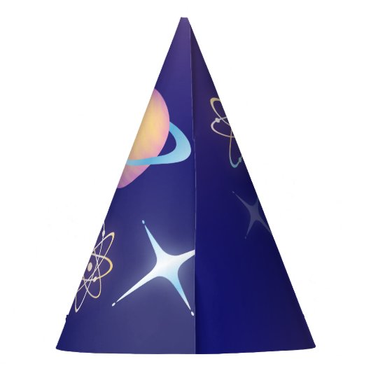 Pastel Outer Space Partyhütchen (Rückseite)