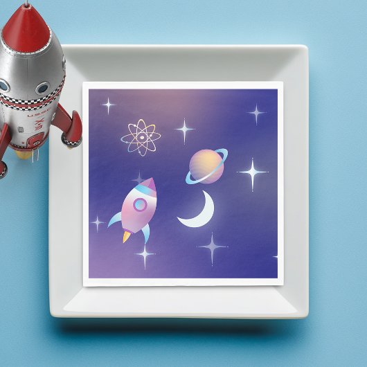 Pastel Outer Space Serviette