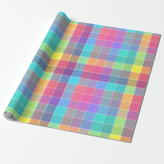 Pastel Overlap Geschenkpapier (Ungerollt)