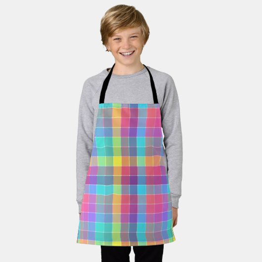 Pastel Overlap Schürze (Getragen)